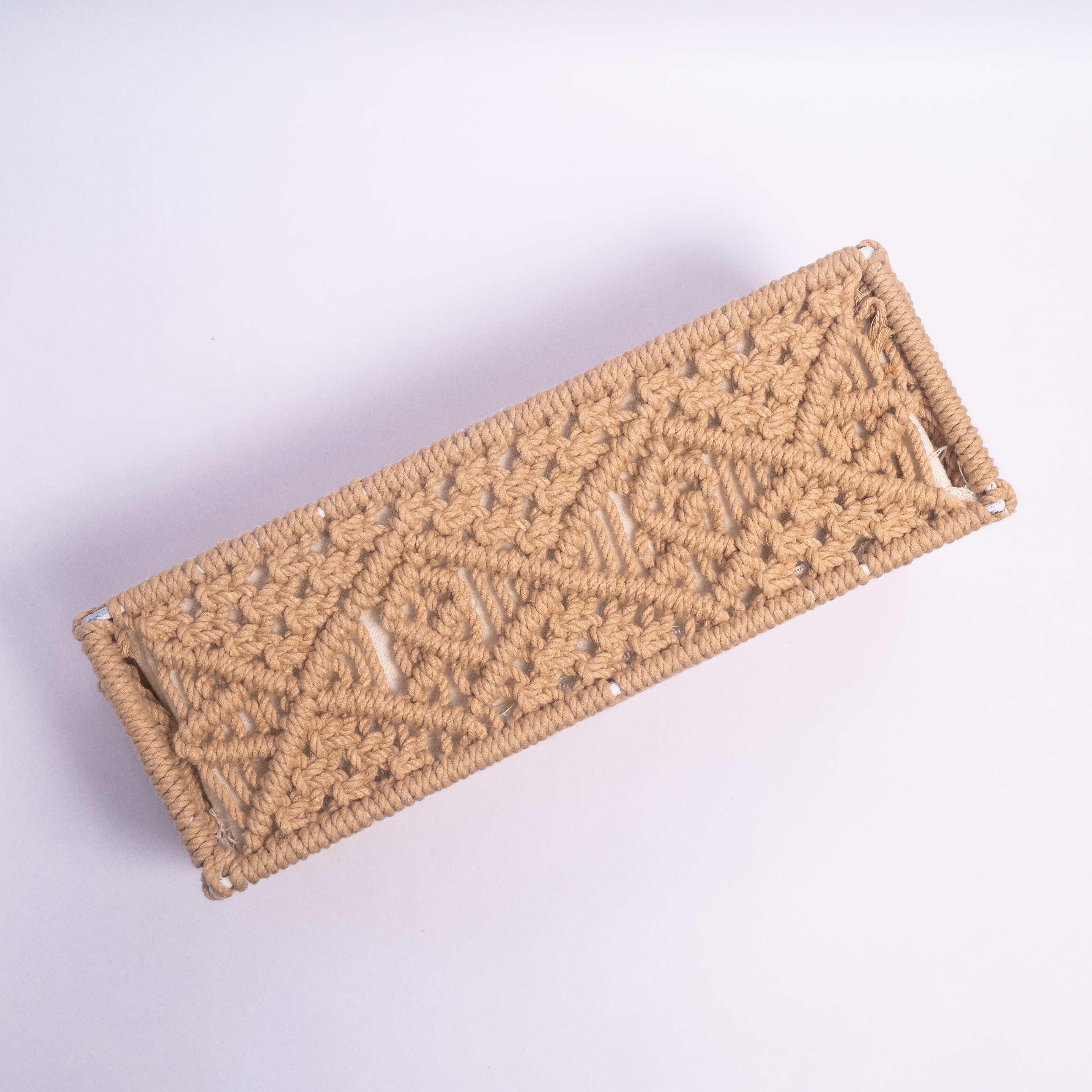 Beige Macrame Baskets