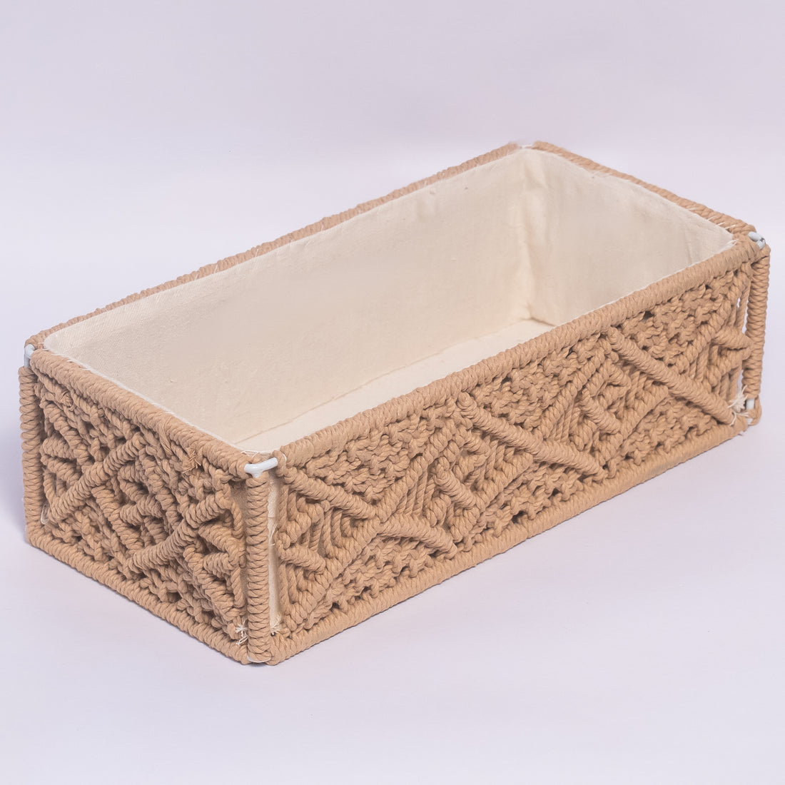 Beige Macrame Baskets