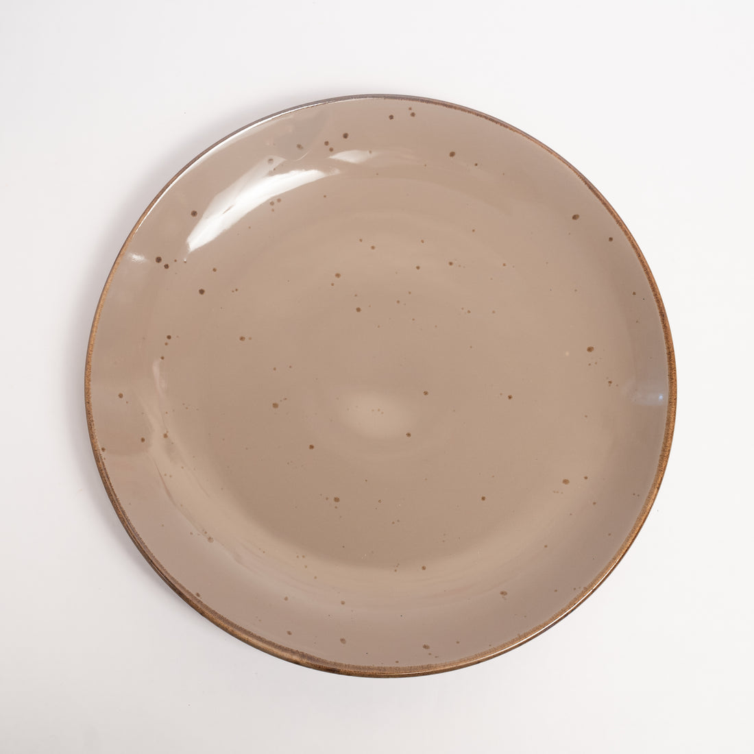 Dinner Plate(Grey with black speckles)