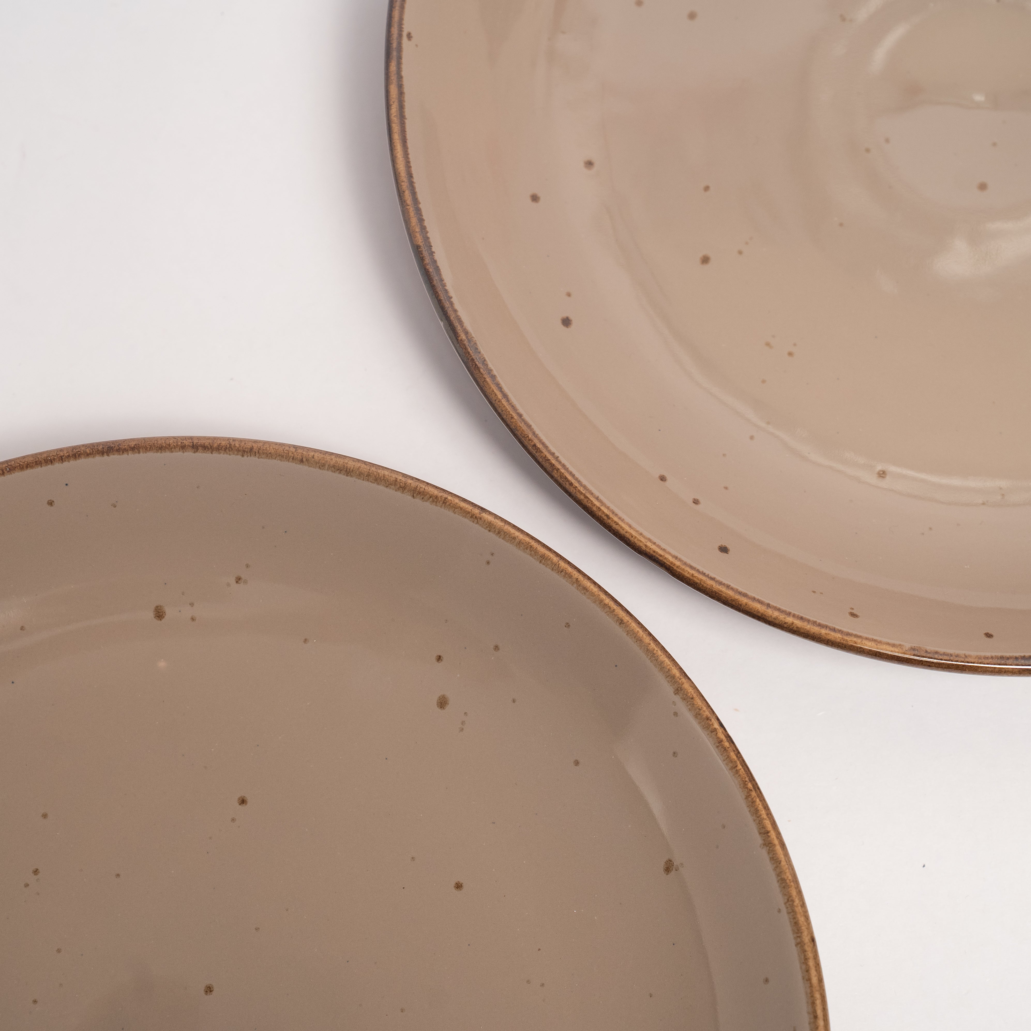 Dinner Plate(Grey with black speckles)