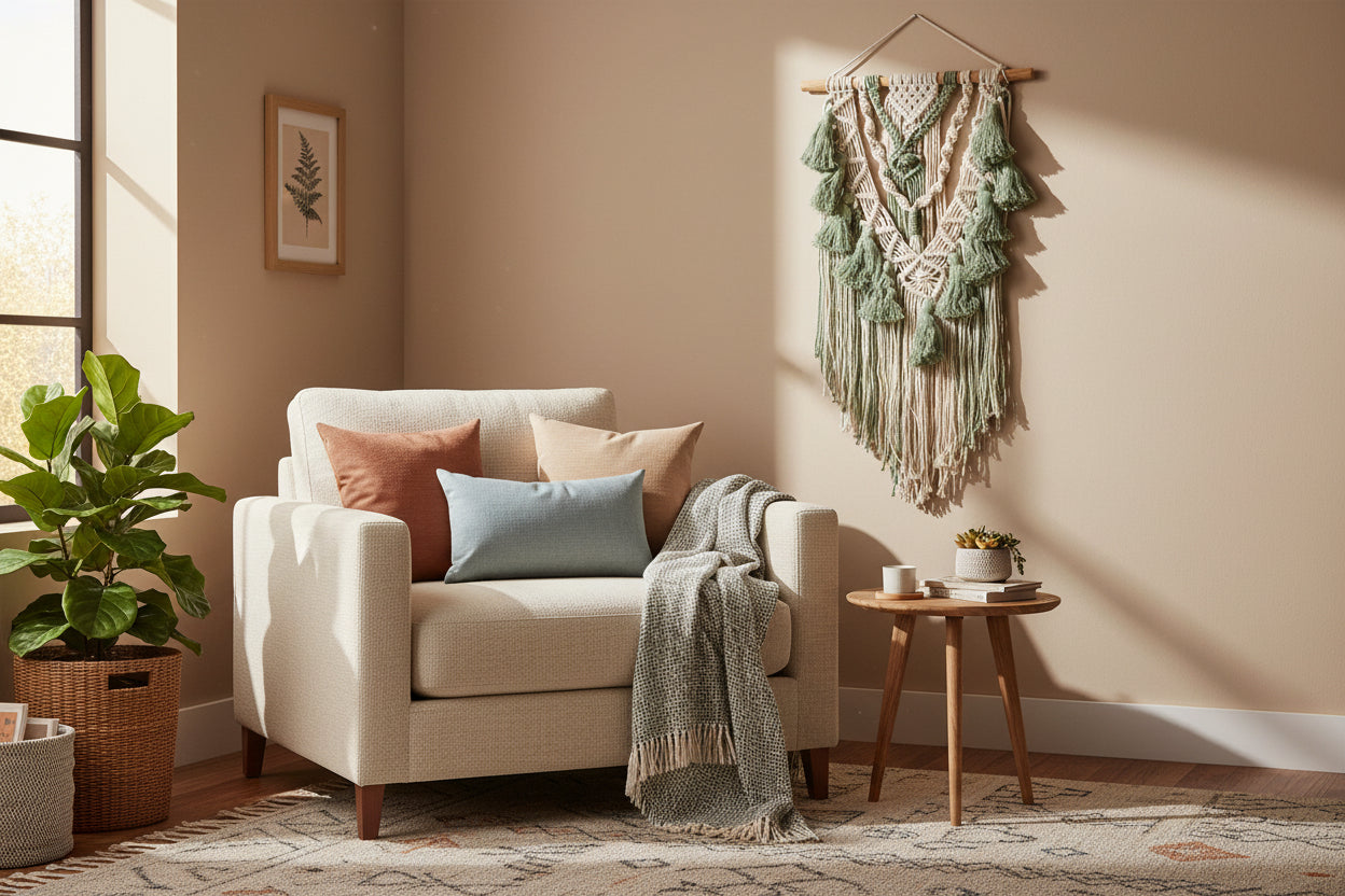 Olive Green Wall Tapestry