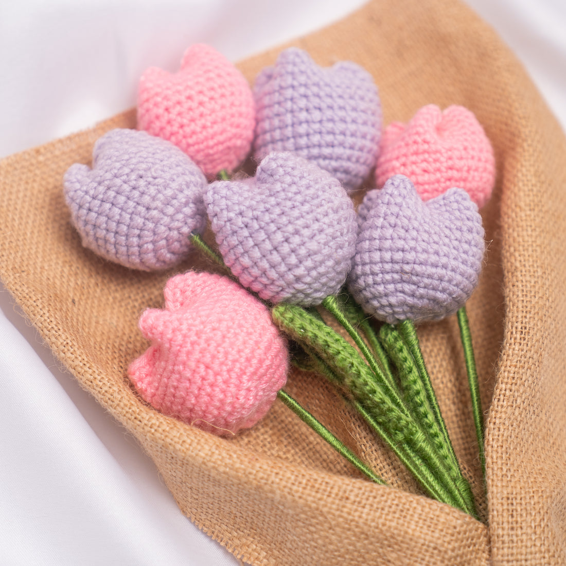 Pink & Purple Tulips Bouquet