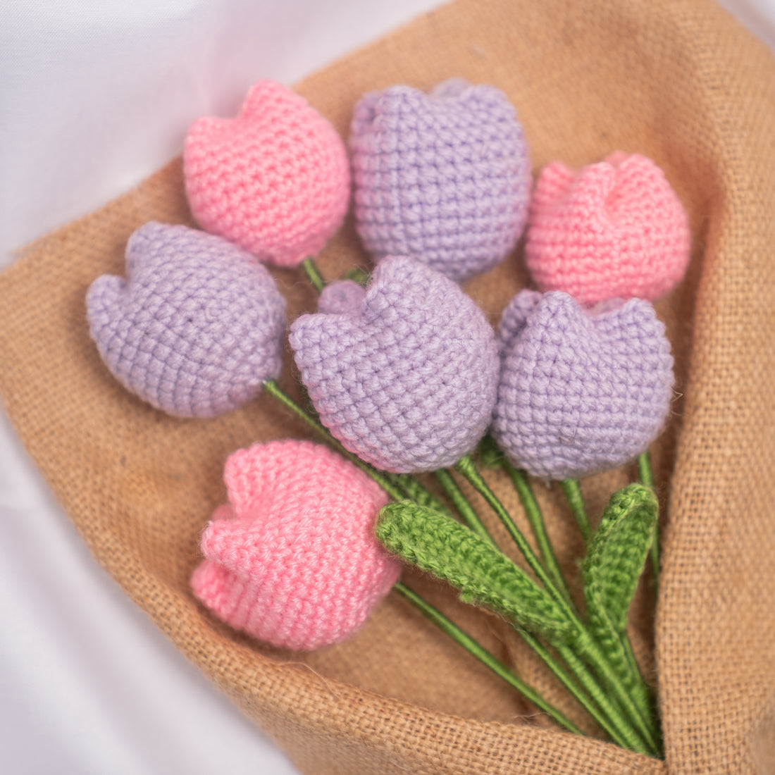 Pink & Purple Tulips Bouquet