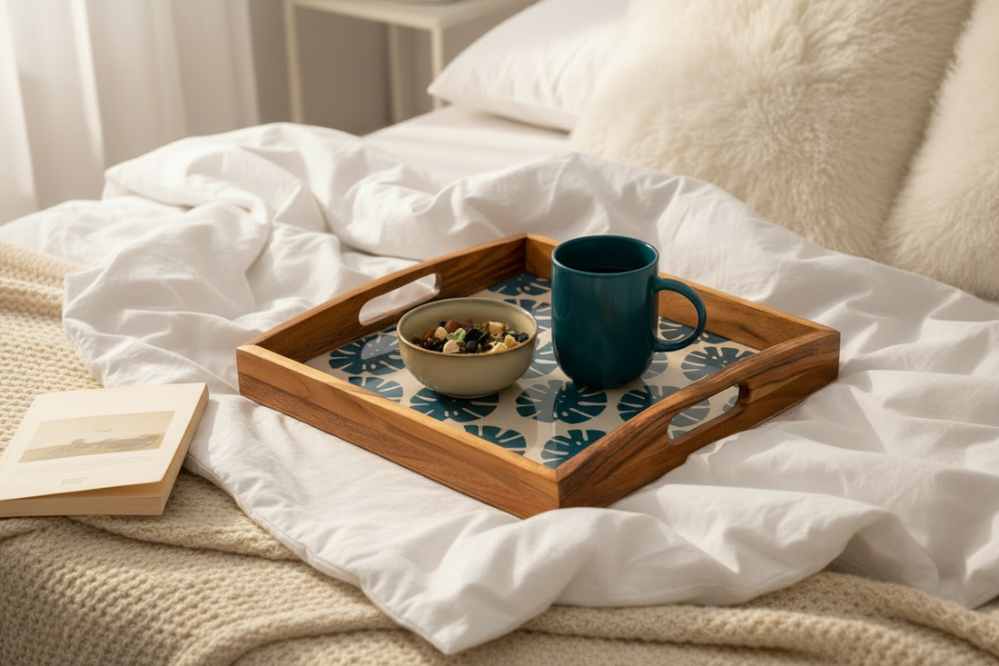Serving Tray (Blue Motifs)