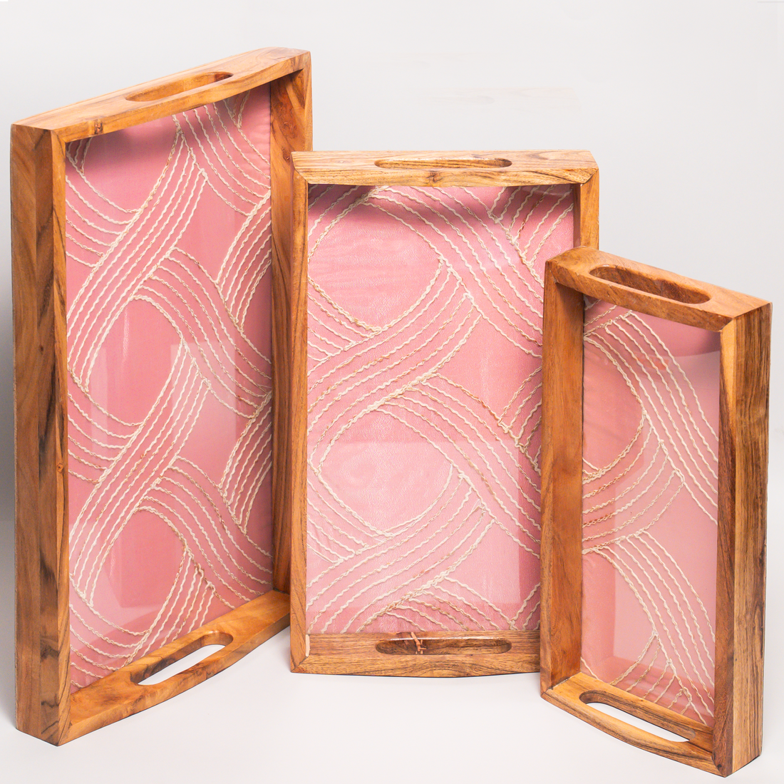 Serving Tray (Pink Wave)